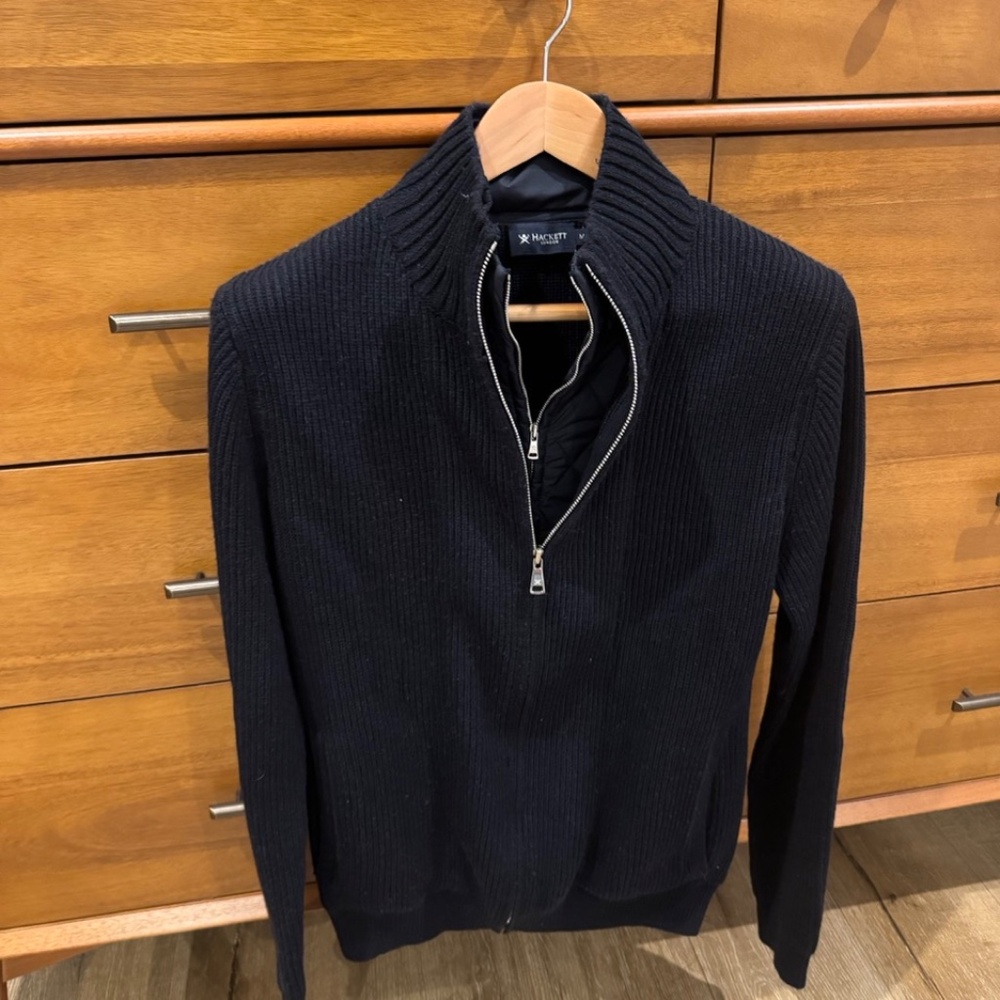 Hackett London Men's Double Zipper Jacket